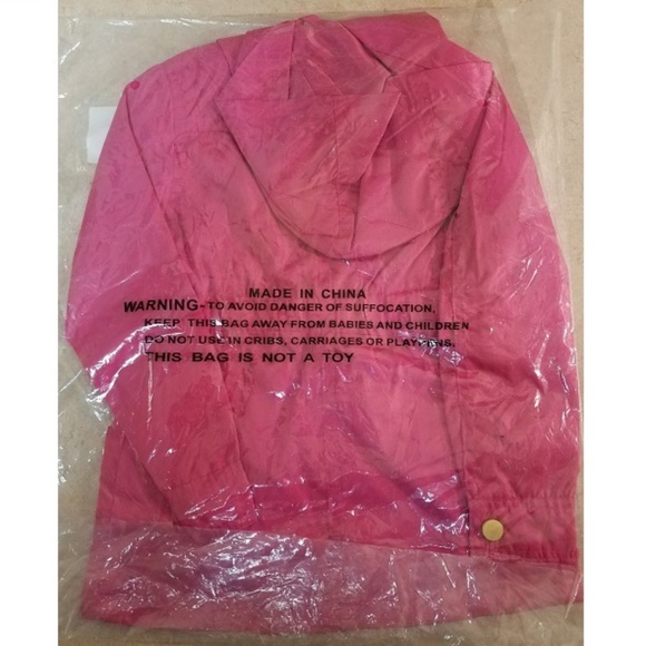 Me Jane Kids Girls Shinny Nylon Anorak Jacket Sz 4 - Picture 4 of 4